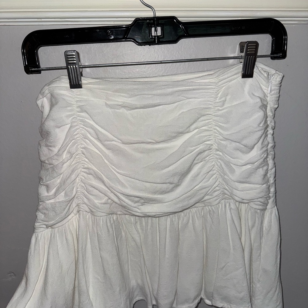 Lioness White Textured Skirt